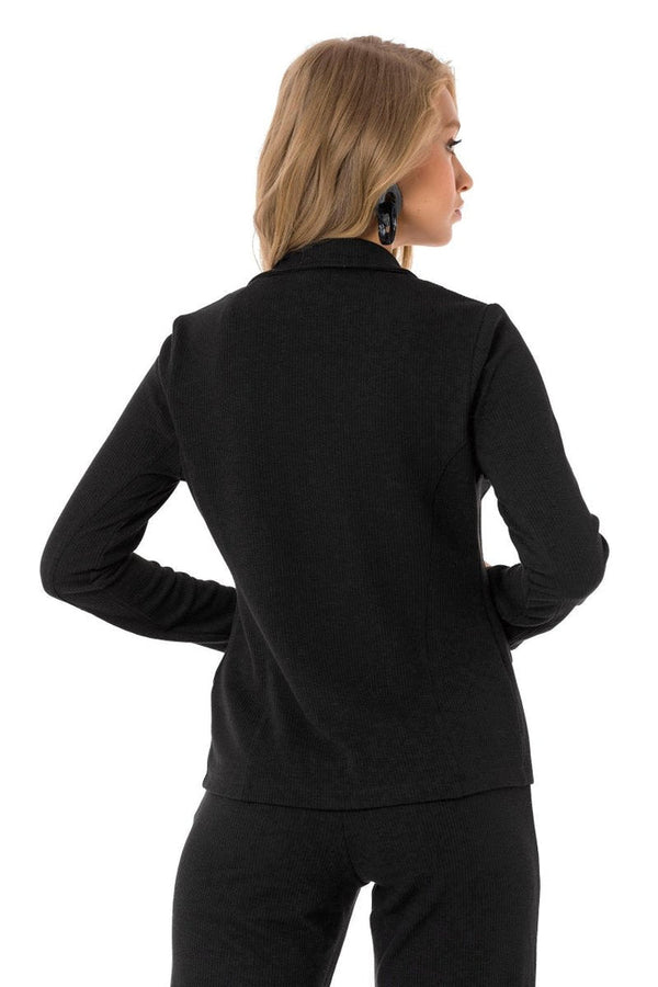 Cipo & Baxx WJ204 Blazer Women's Jacket BLACK