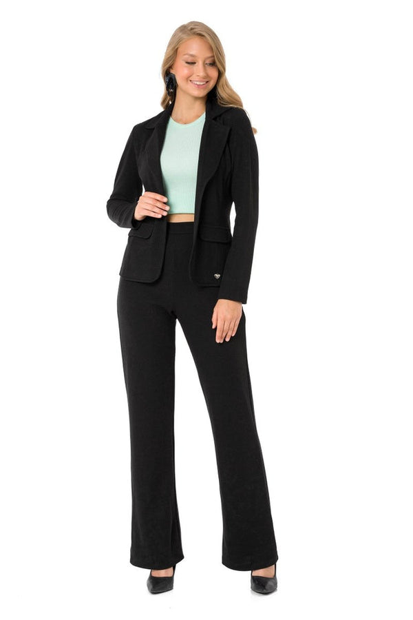 Cipo & Baxx WJ204 Blazer Women's Jacket BLACK