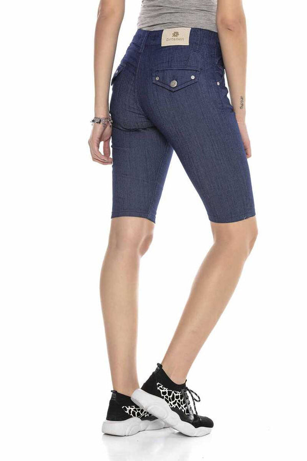 Cipo & Baxx WK168 Women's Basic Shorts NAVYBLUE