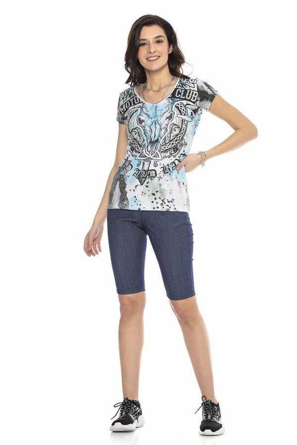 Cipo & Baxx WK168 Women's Basic Shorts NAVYBLUE