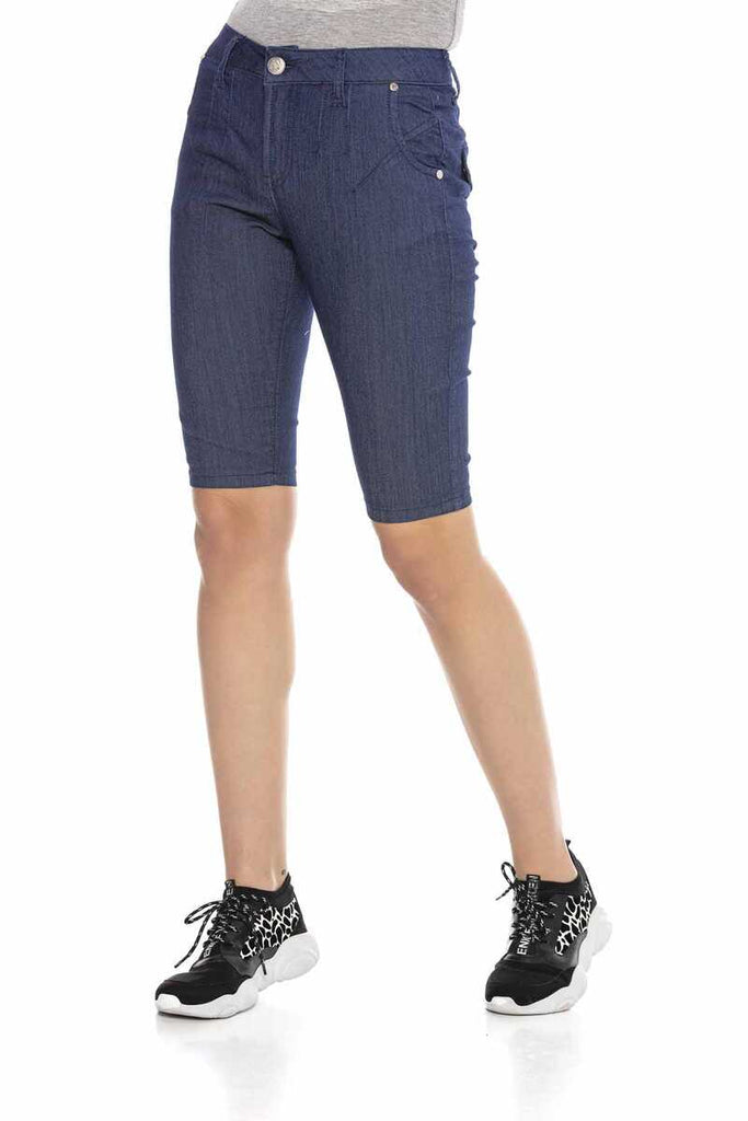 cipo & baxx WK168 Women's Basic Shorts NAVYBLUE