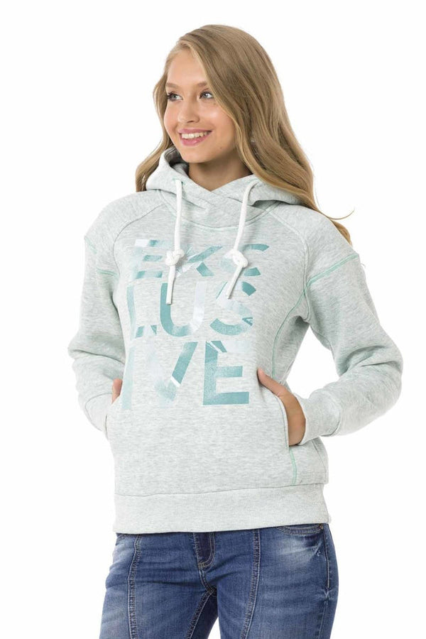 Cipo & Baxx WL330 Hooded Winter Sweatshirt MINT