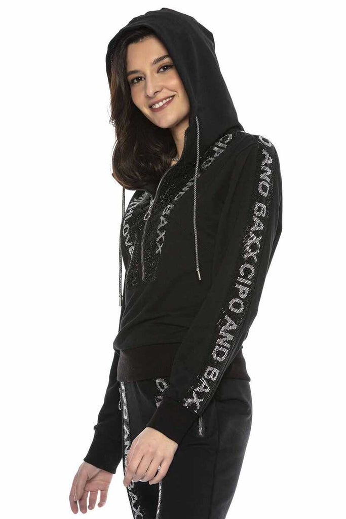 cipo & baxx WLR132 Stone Tracksuit Set BLACK