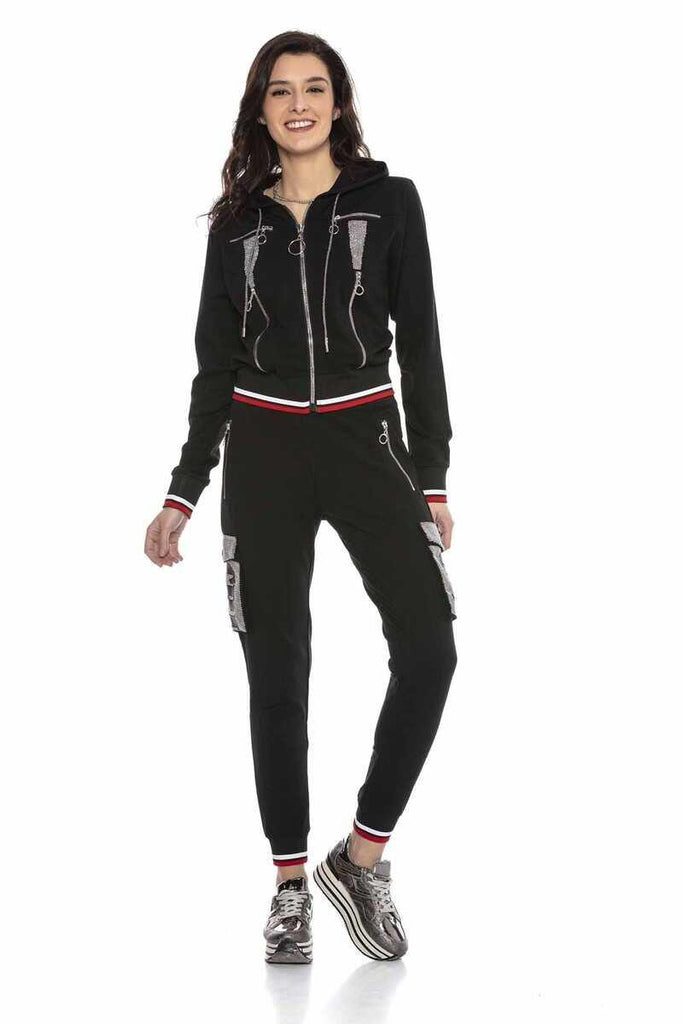 cipo & baxx WLR134 Women's Tracksuit Set RED