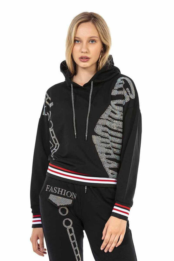 Cipo & Baxx WLR139 Black Tracksuit Set BLACK