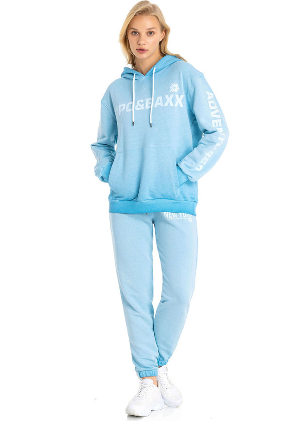 Cipo & Baxx WLR148 Women's Tracksuit Set GREY