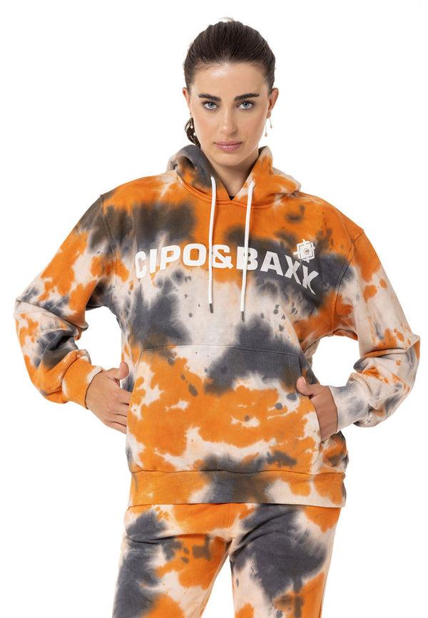 Cipo & Baxx WLR149 Women's Tracksuit Set ORANGE