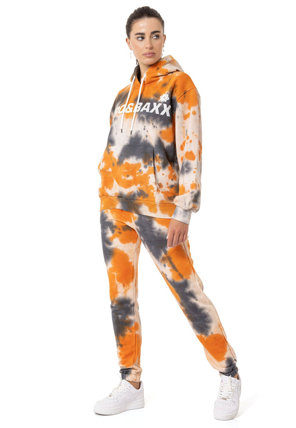 Cipo & Baxx WLR149 Women's Tracksuit Set ORANGE