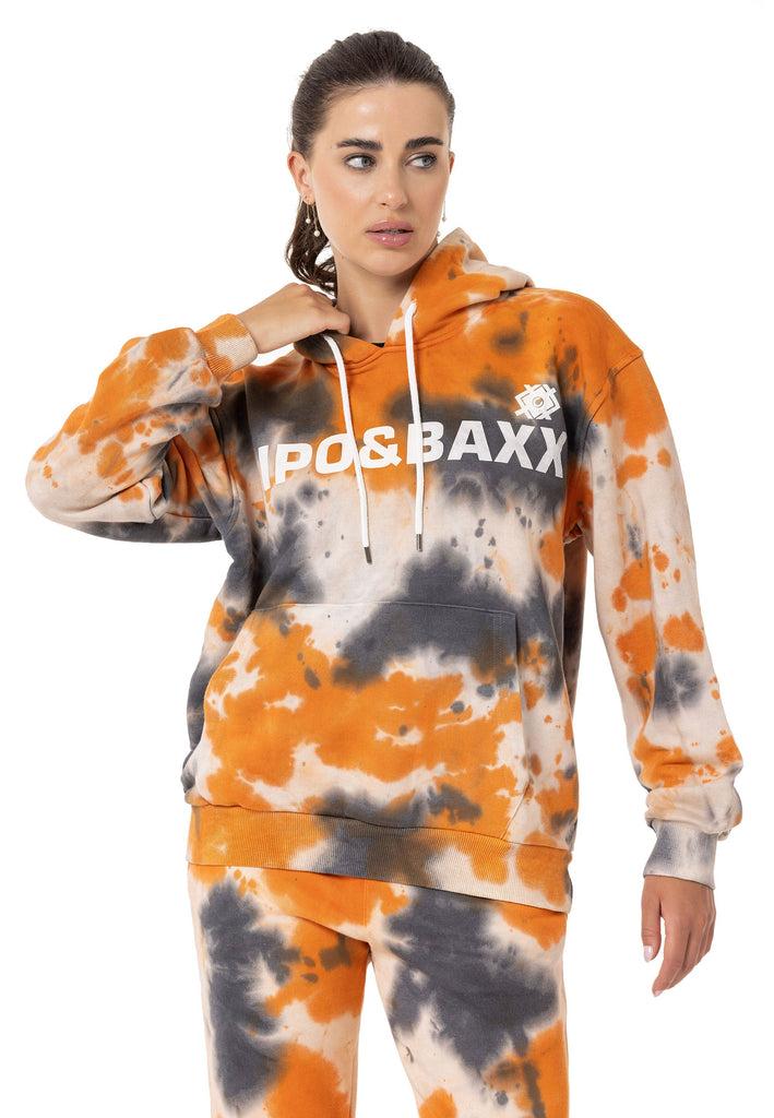 cipo & baxx WLR149 Women's Tracksuit Set ORANGE