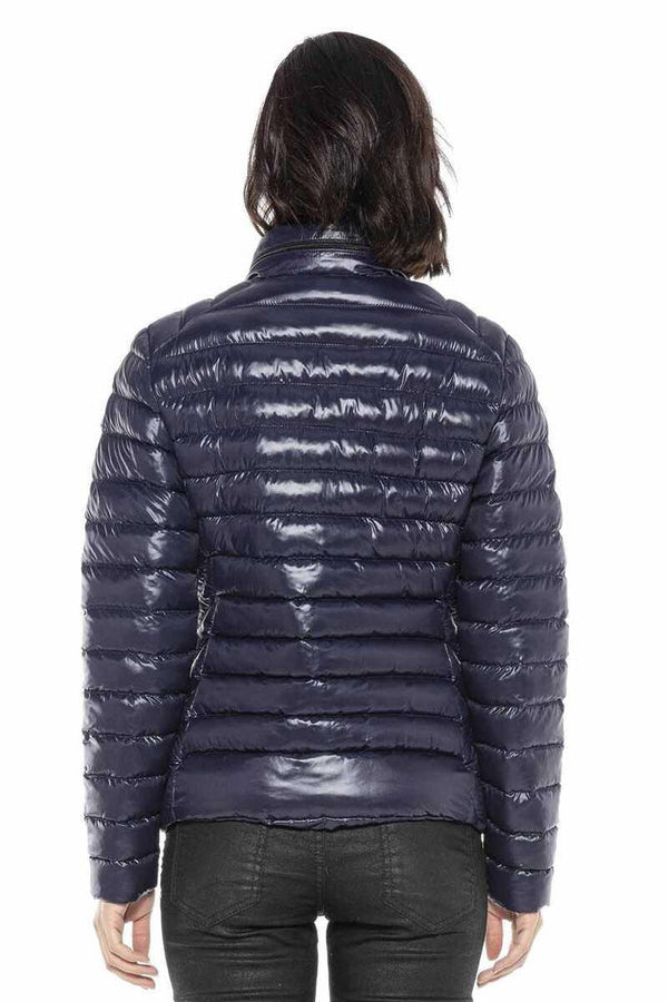 Cipo & Baxx WM113 Women's Puffer Coat DARKBLUE
