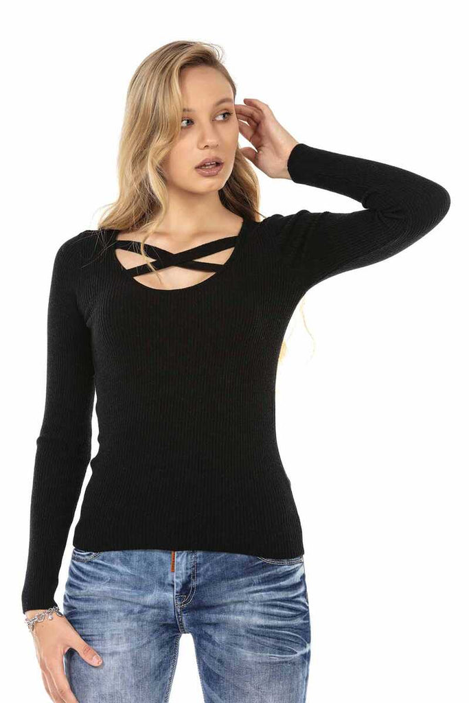 cipo & baxx WP232 Fit Knitwear STONE