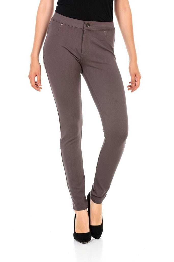 cipo & baxx WR144 Lycra Leggings Trousers MINK