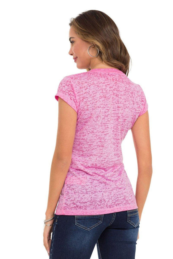 Cipo & Baxx WT344 Women's T-Shirt BLUE