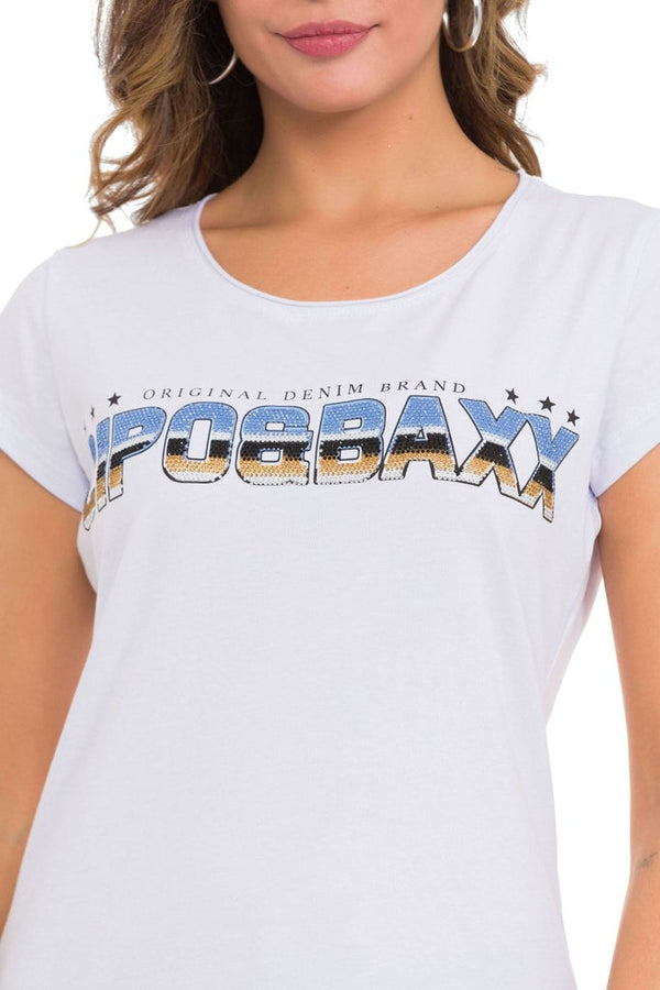 Cipo & Baxx Wt366 Futurist Stone T-Shirt BLACK