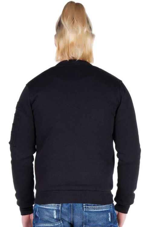 Cipo & Baxx CJ151 College Collar Zippered Short Men's Coat GREY