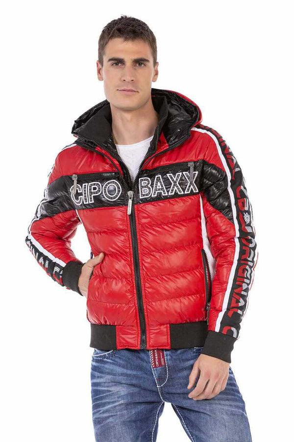 Cipo & Baxx CJ268 Original Padded Men's Puffer Jacket RED