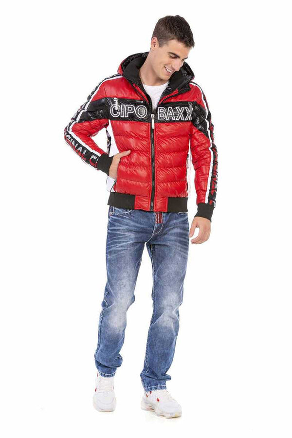 Cipo & Baxx CJ268 Original Padded Men's Puffer Jacket RED