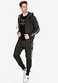 Cipo & Baxx CL292 Hooded Comfortable Men's Sweatshirt For Sports KHAKI