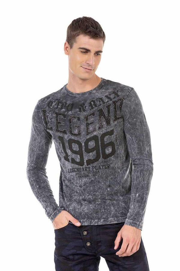 Cipo & Baxx CL473 Anthracite Washed Sweatshirt ANTHRACITE