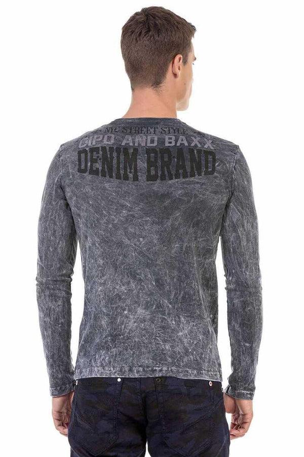 Cipo & Baxx CL473 Anthracite Washed Sweatshirt ANTHRACITE