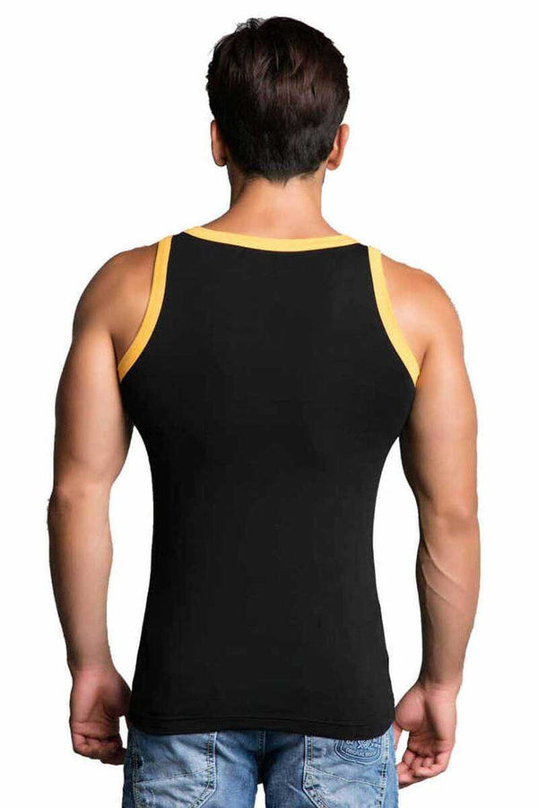 Cipo & Baxx CU104 Cotton Slim Fit Men's Athlete Undershirt BLUE