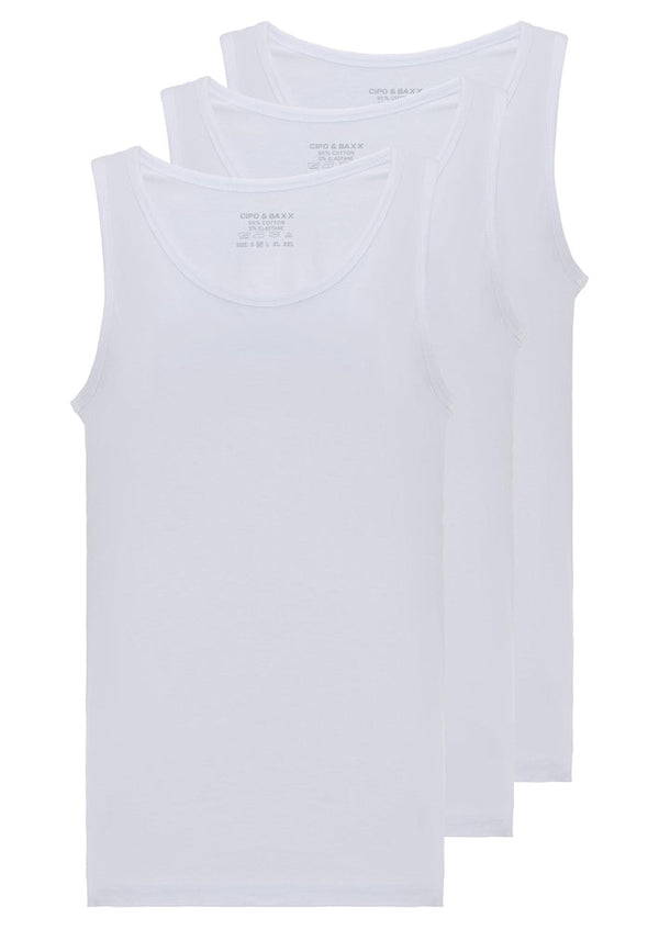 Cipo & Baxx CU117 Undershirt (comes In 3 Pieces.) BLACK-WHITE-ANTHRACITE