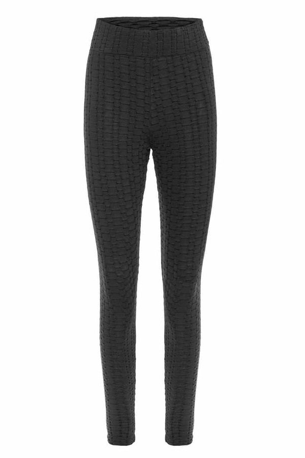 Cipo & Baxx WLR142 Textured Body Tights Sports Set BLACK
