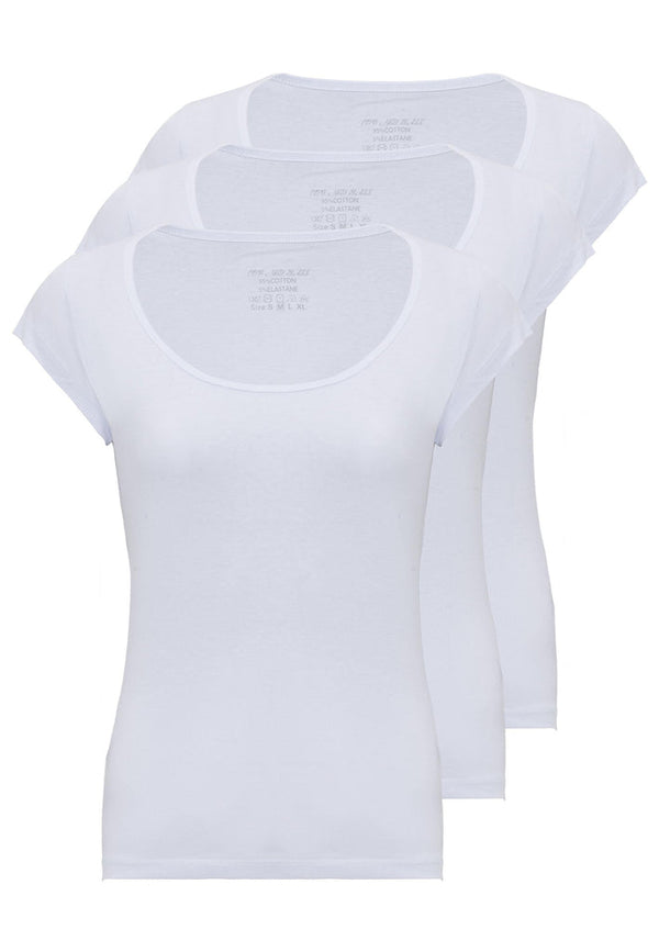 Cipo & Baxx WU106 Women Undershirt BLACK-WHITE-ANTHRACITE