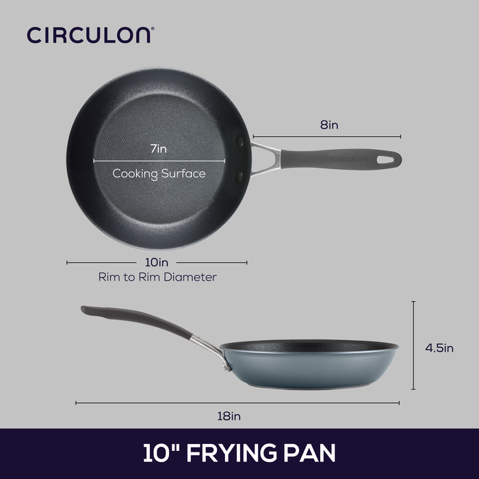 Circulon 10-Inch Frying Pan: Nonstick ScratchDefense™ Fry Pan