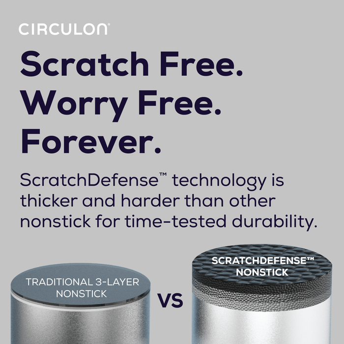 Circulon 12-Piece ScratchDefense™ Nonstick Cookware Set