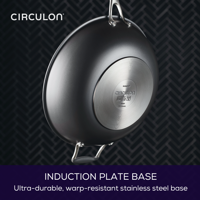 Circulon 13-Inch A1 ScratchDefense™ Nonstick StirFry With Helper Handle