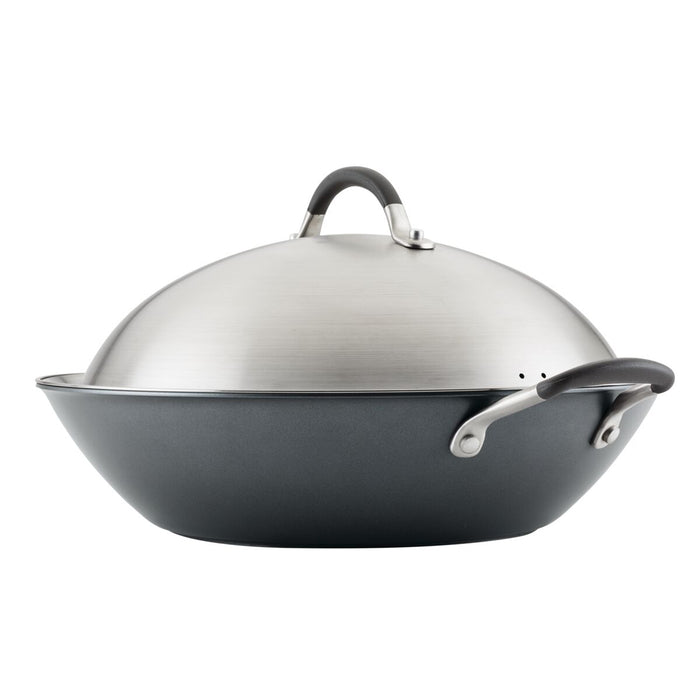 circulon 14-Inch A1 ScratchDefense™ Nonstick Wok with Lid
