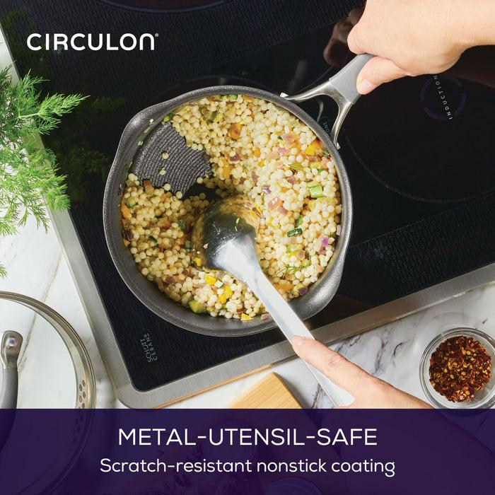 Circulon 3-Quart A1 ScratchDefense™ Nonstick Saucepan And Lid