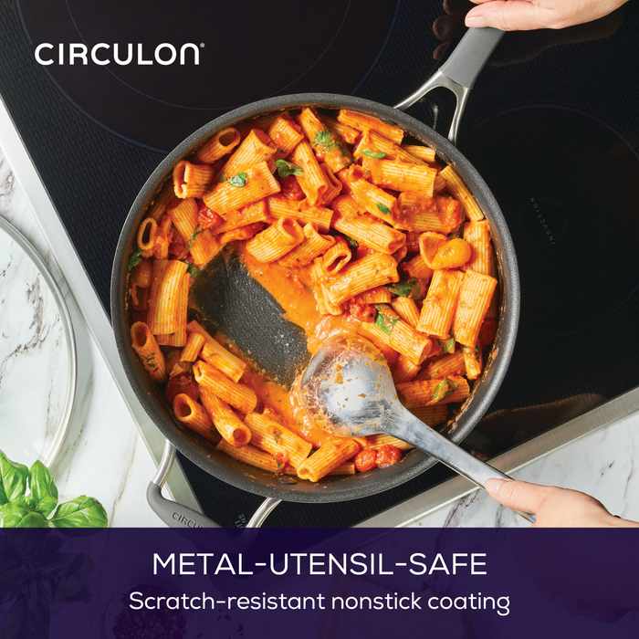 Circulon 5-Quart A1 ScratchDefense™ Nonstick Saute Pan With Lid