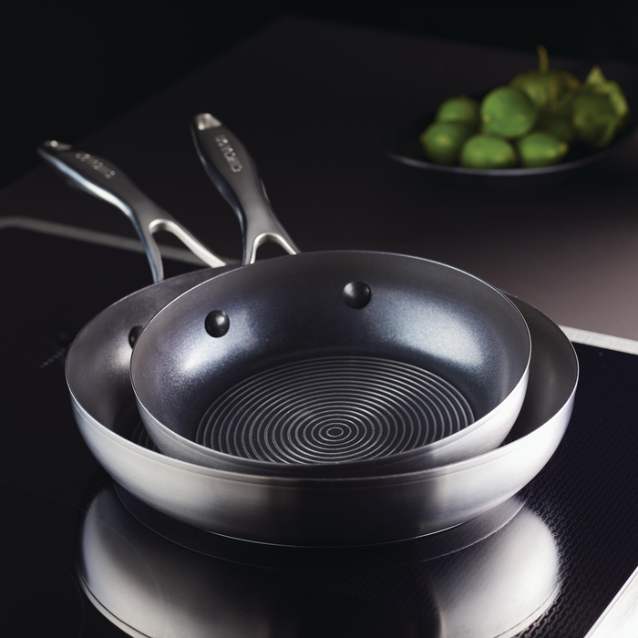 Circulon 8" & 10.25" Hybrid Stainless Steel Open Frying Pans