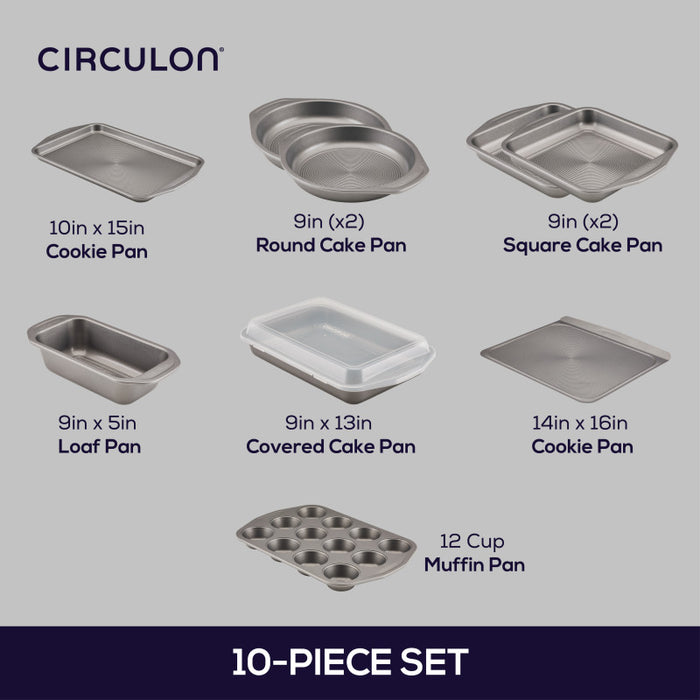 Circulon 10-Piece Nonstick Bakeware Set