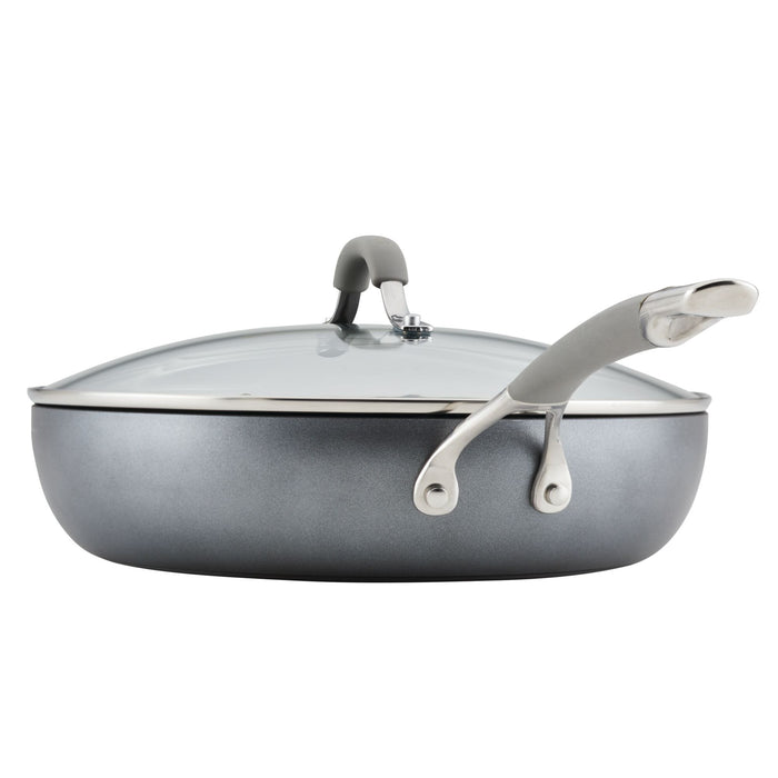 Circulon 12-Inch Nonstick Deep Frying Pan With Lid