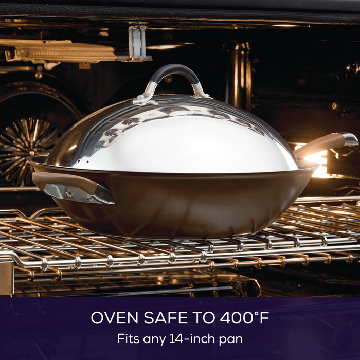 Circulon 14-Inch Stainless Steel Domed Lid
