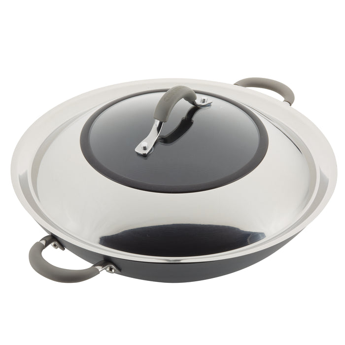 Circulon 14-Inch Wok: Nonstick With Lid