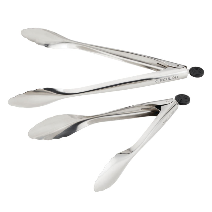 Circulon 2-Piece Stainless Steel Tongs Set