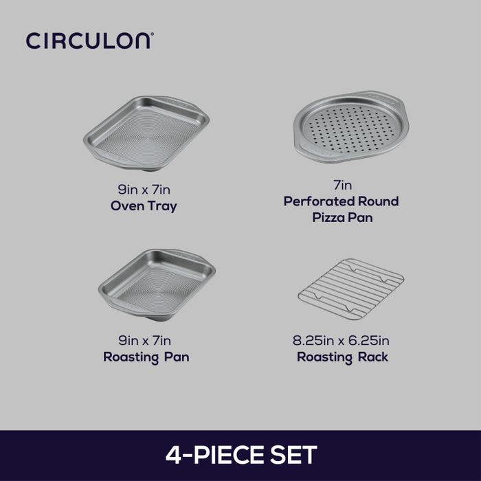 Circulon 4-Piece Nonstick Toaster Oven Set