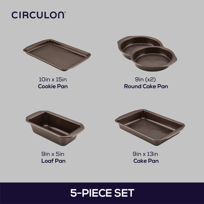 Circulon 5-Piece Nonstick Bakeware Set