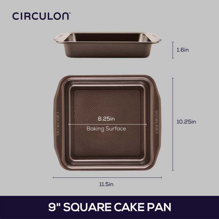 Circulon 9-Inch Nonstick Square Cake Pan
