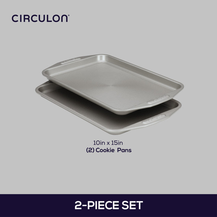 Circulon Gray Nonstick Cookie Sheet Set