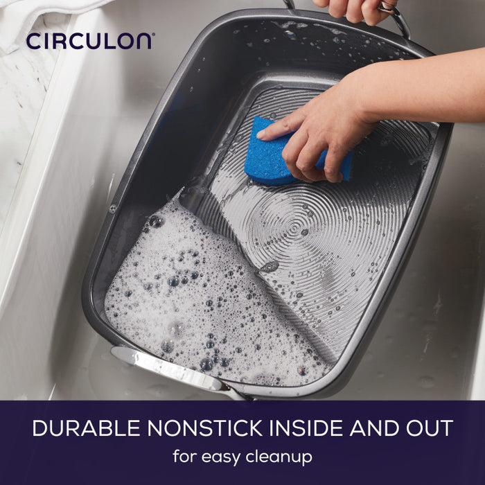 Circulon Roasting Pan: Nonstick Roaster Pan With Easy Serve Rack