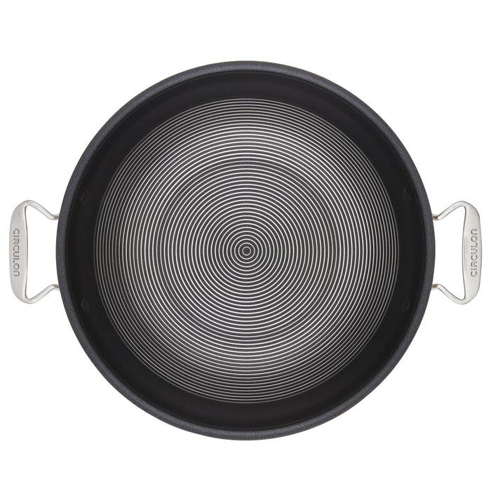Circulon Wok With Glass Lid And Hybrid SteelShield Technology