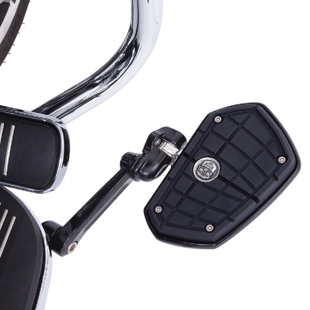 Ciro ASR Floorboards By Ciro With Adapters For H-D Male Mount Clevis