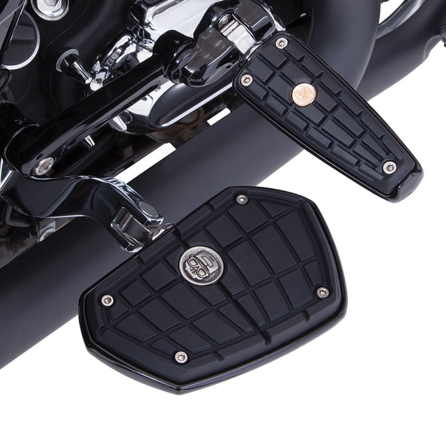 ciro ASR Floorboards By Ciro With Adapters For H-D Male Mount Clevis