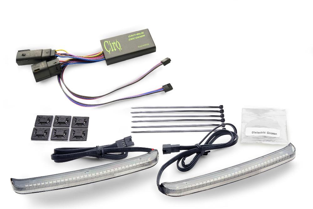 Ciro BAG BLADES® LED Lights With Sequential Amber Turn Signals '14-up