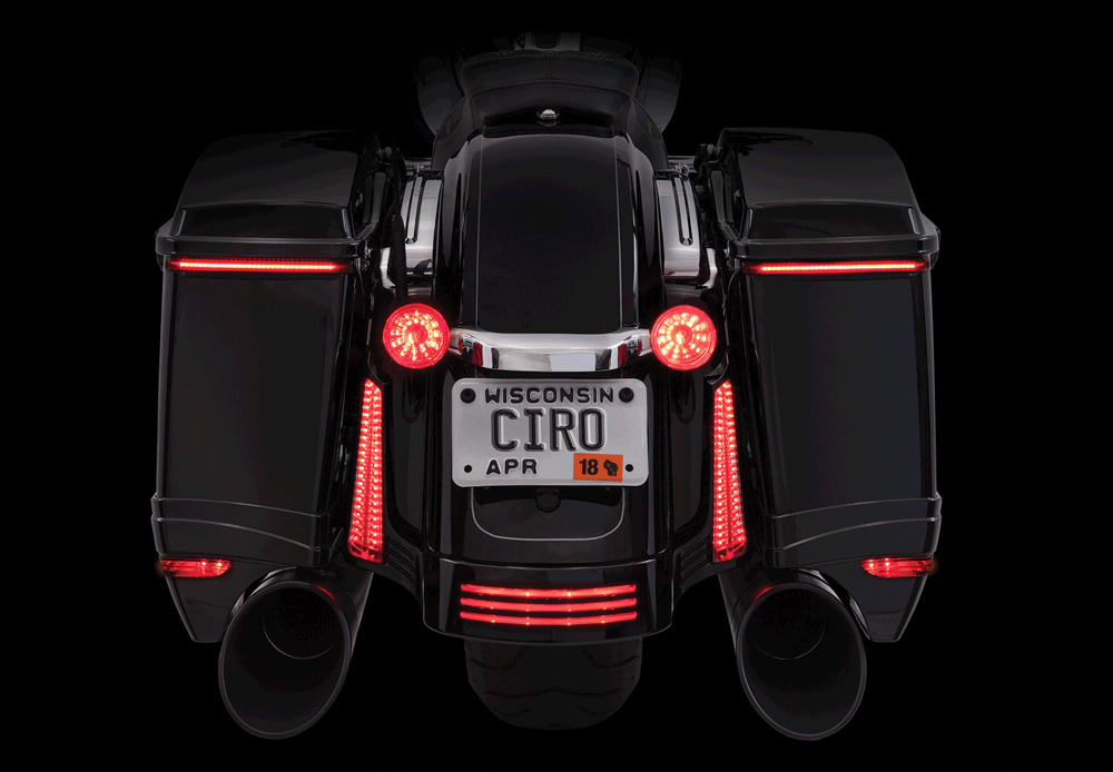 Ciro BAG BLADES® LED Lights With Sequential Amber Turn Signals '14-up